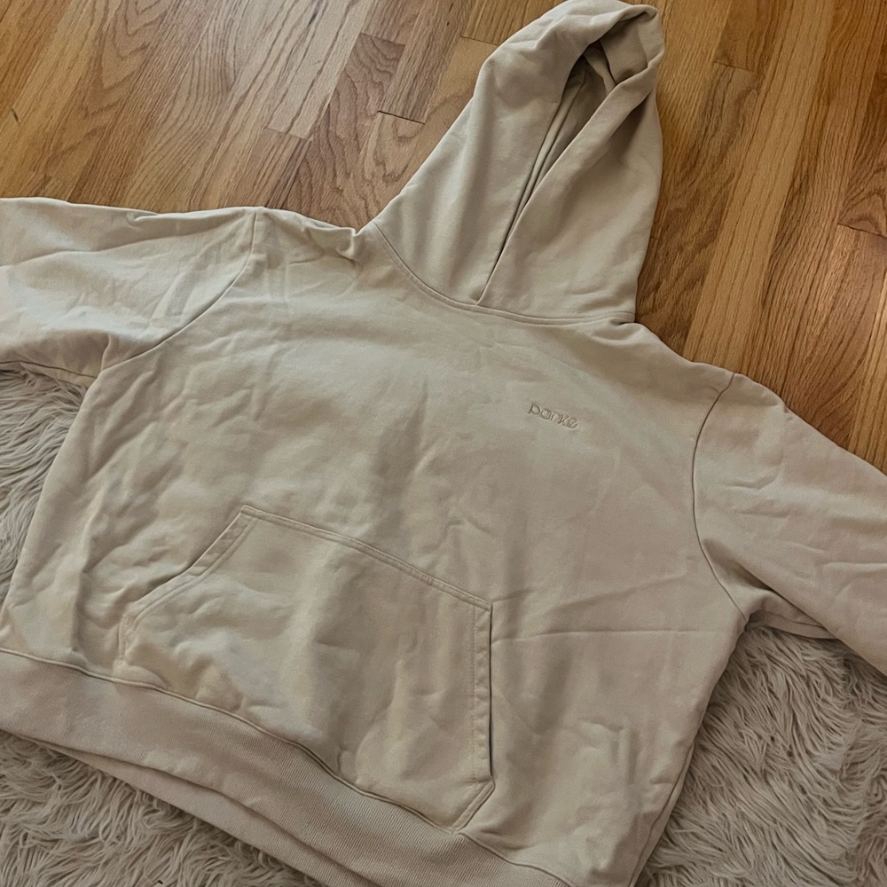 💛🤎 PARKE EMBROIDERED HOODIE TAN 🤎💛